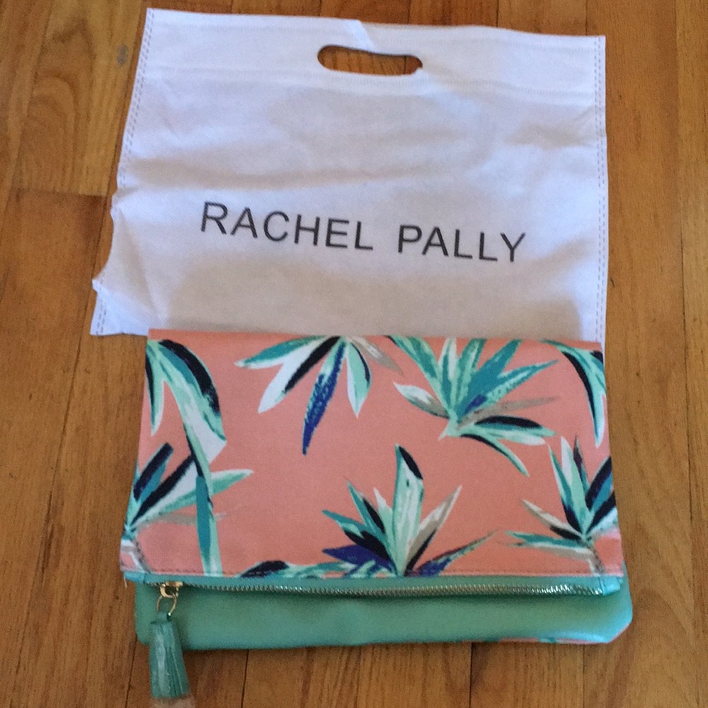 NWT Rachel Pally Reversible Floral Print Clutch